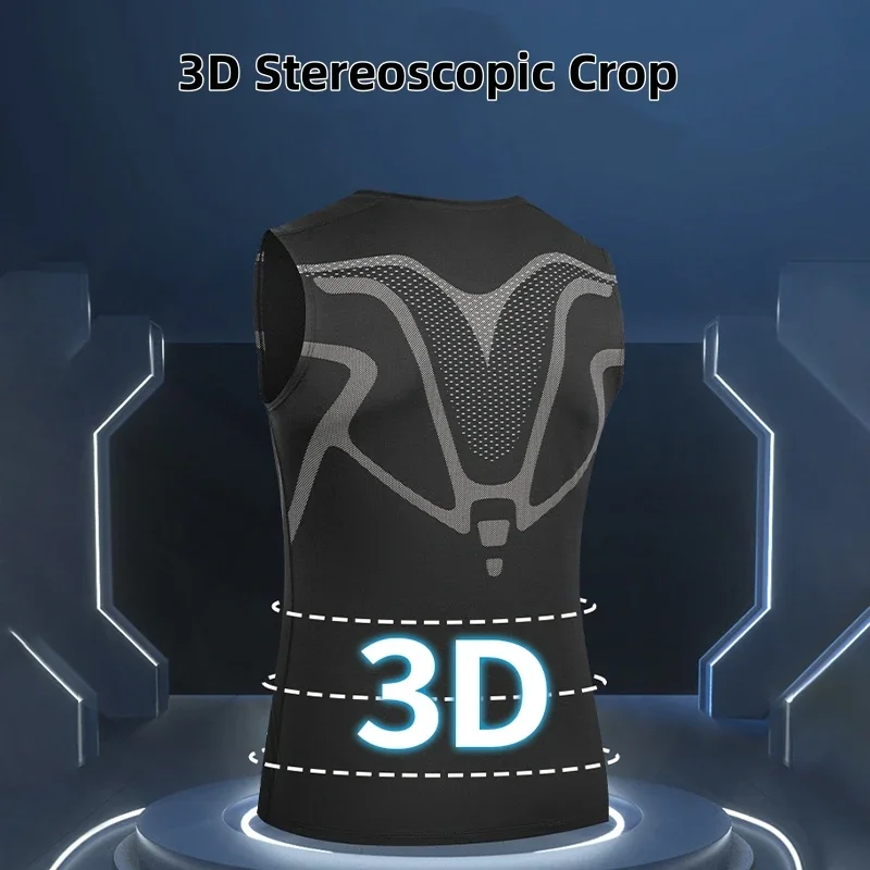 ملابس رياضية للرجال، تي شيرت مضغوط للخيال العلمي، سترة جري رياضية لدعم العضلات، تدريب شامل للياقة البدنية