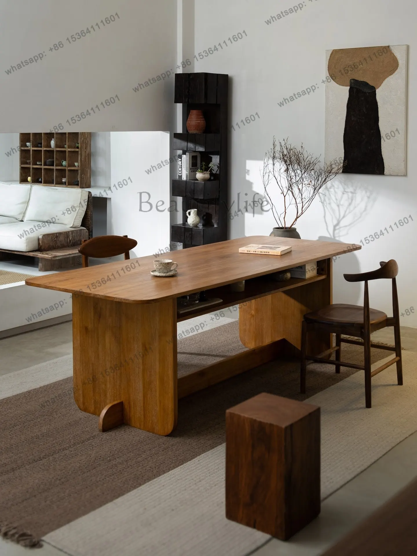 PG Wall Coffee Dining Table Wood Lounge Service Poker Reception Dining Table Space Saving Modern Mesas De Jantar Home Furniture