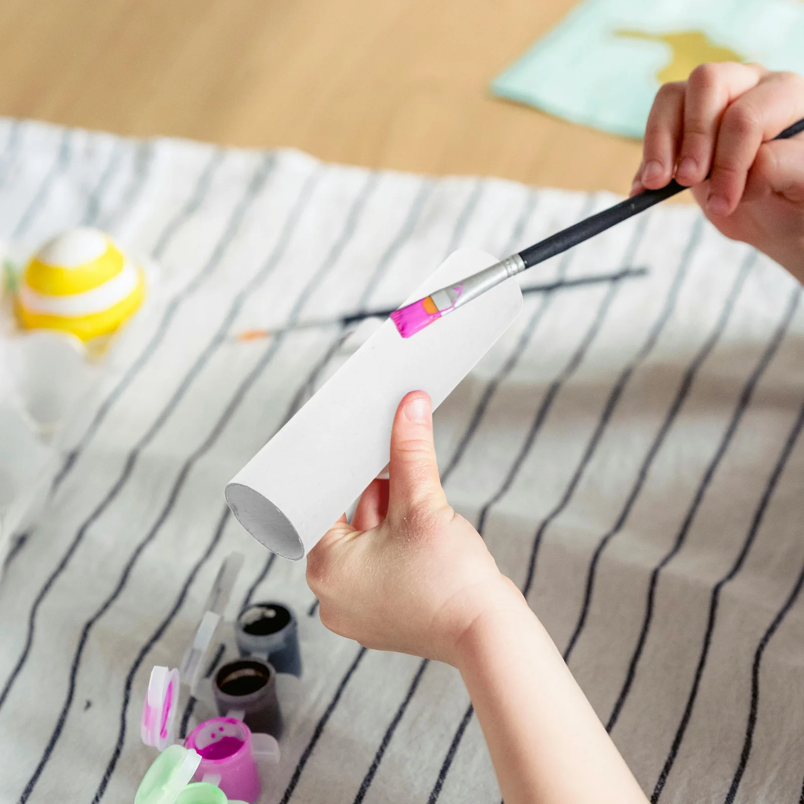 12 قطعة أنابيب ورق الكرافت تخزين الورق المقوى للرسومات الفنية الملصقات اللوحات وثائق حامي أنابيب بريد كرافت بيضاء