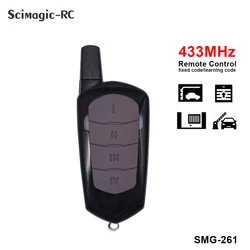 New 4 Buttons Universal 433Mhz Remote Control Duplicator 433.92MHz Fixed Code Transmitter Keychain For Garage Door Gate