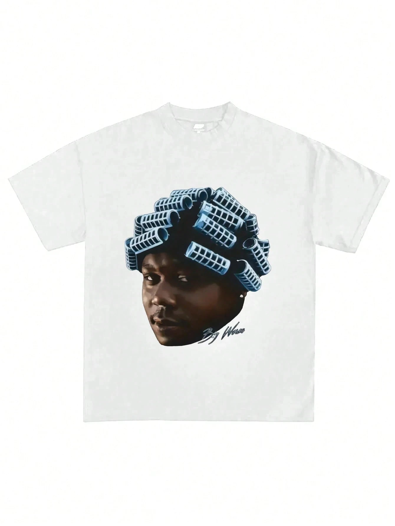 

BIG WORM T-Shirt Vintage Rap T-Shirt Cotton Print Streetwear Hip Hop Friday Graphic Movie 90s 2k Cotton Print graphic t shirts