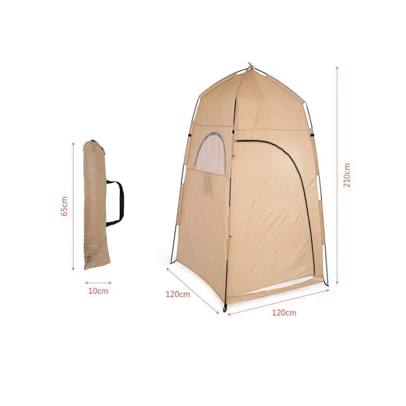 Hot Sales Custom logo portable foldable toilet tent changing room good quality camping popup shower tent