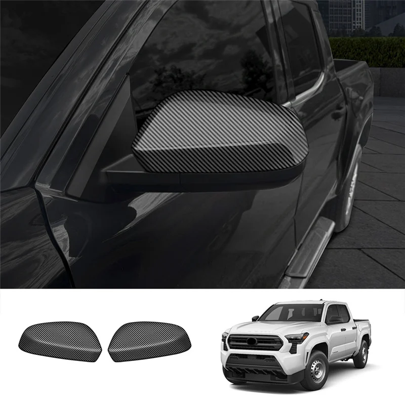

A21F-Car Side Rearview Mirror Cover Trim Frame For Toyota TACOMA 2024 Side Mirror Caps Car Exterior Accessories