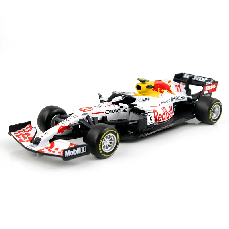 Модель автомобиля Bburago, 1:43, Red Bull, гонки, RB16b 2021 #11 Перес, сплав, литые модели автомобилей, коллекция игрушек, подарок