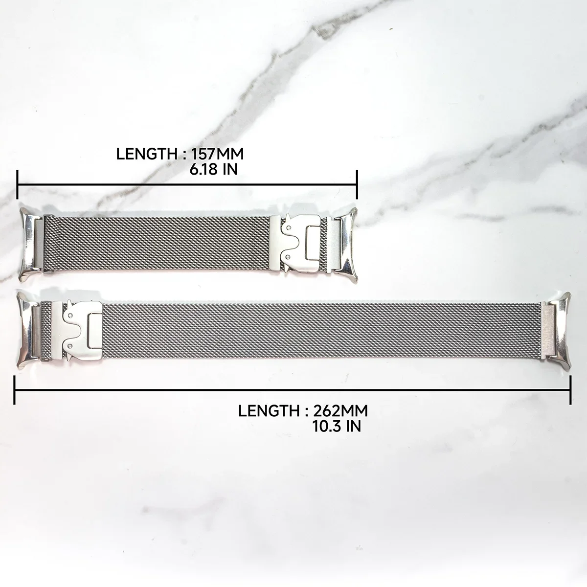 삼성 갤럭시 울트라 시계 용 밀라노 스트랩 갤럭시 7 울트라 시계 밴드 액세서리 용 47mm 럭셔리 스테인레스 스틸 팔찌