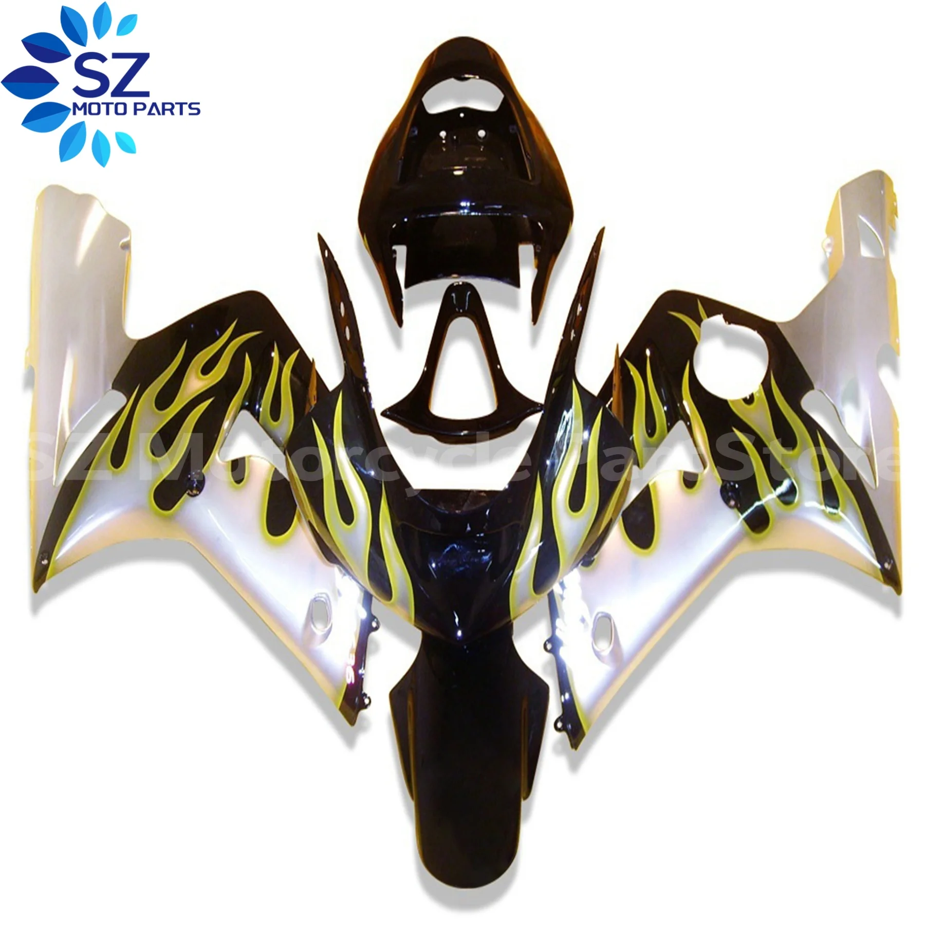 

New ABS Injection Molded High Quality Fairing Kit Fit For ZX-6R 2003 2004 ZX6R 636 03 04 body set