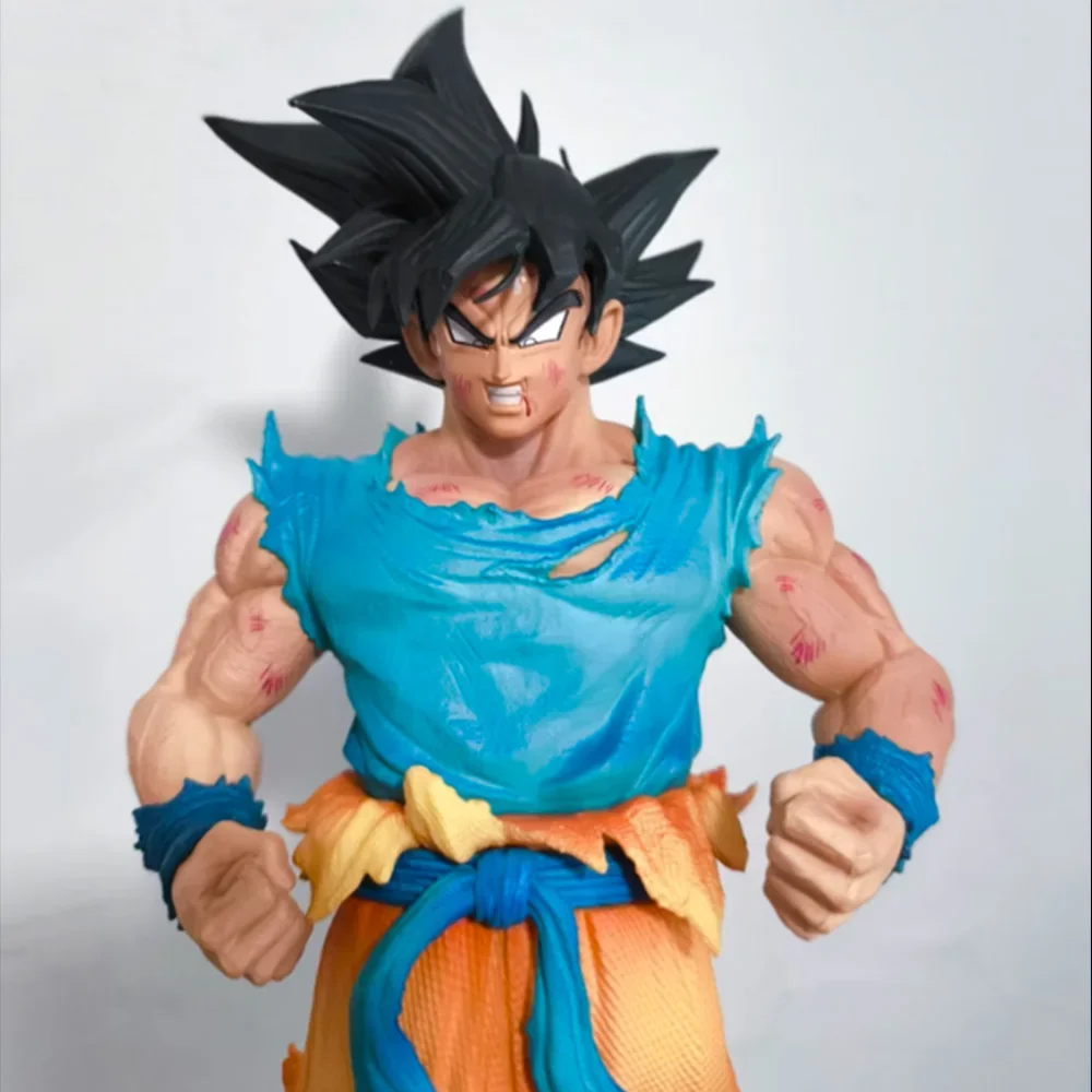 Dragon Ball Anime 27cm Son Goku personaje de pelo negro Goku Super Saiyan 1 figuras de acción estatua modelo de Pvc juguetes de colección Custon