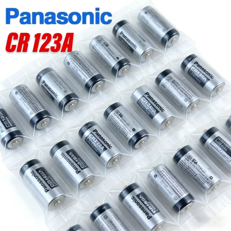 Genuine Panasonic 3V CR123A Lithium Battery For Arlo Camera DL123A EL123A CR17345 123A 123 Battery Wholesale