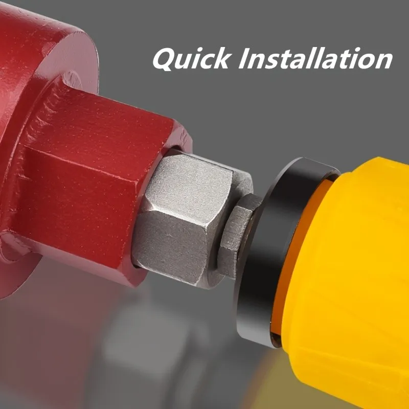 SDS-PLUS Adapter - M22 Thread Round Shank, Steel Structure/Masonry, Durable & Easy Installation