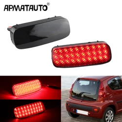 2X Red LED Rear Bumper Reflector Light 6340E6,6340E7 For Citroen C1 C5 For Peugeot 107 206 607 Expert For Fiat Scudo 2007-up