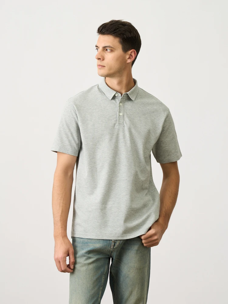 SIMWOOD 2024 novedad de verano 220gsm sensación fresca tecnología Sorona tela Polo camisas hombres de gran tamaño transpirable camisetas de alta