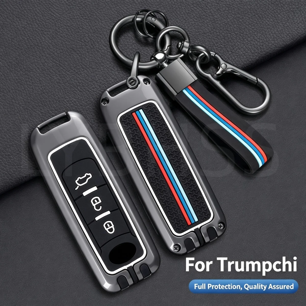 Zinc Alloy Car Key Cover Control Fobs Shell Case Keychain Holder Auto Accessories For GAC Trumpchi GS3 GA3 GA4 GS4 GS5 GA5 GA6