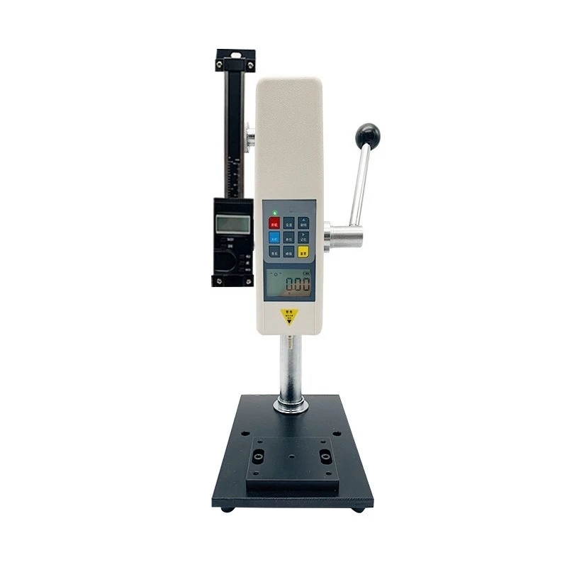 

Digital spring pressure testing machine 50kg push-pull force meter, test bench displacement distance ruler