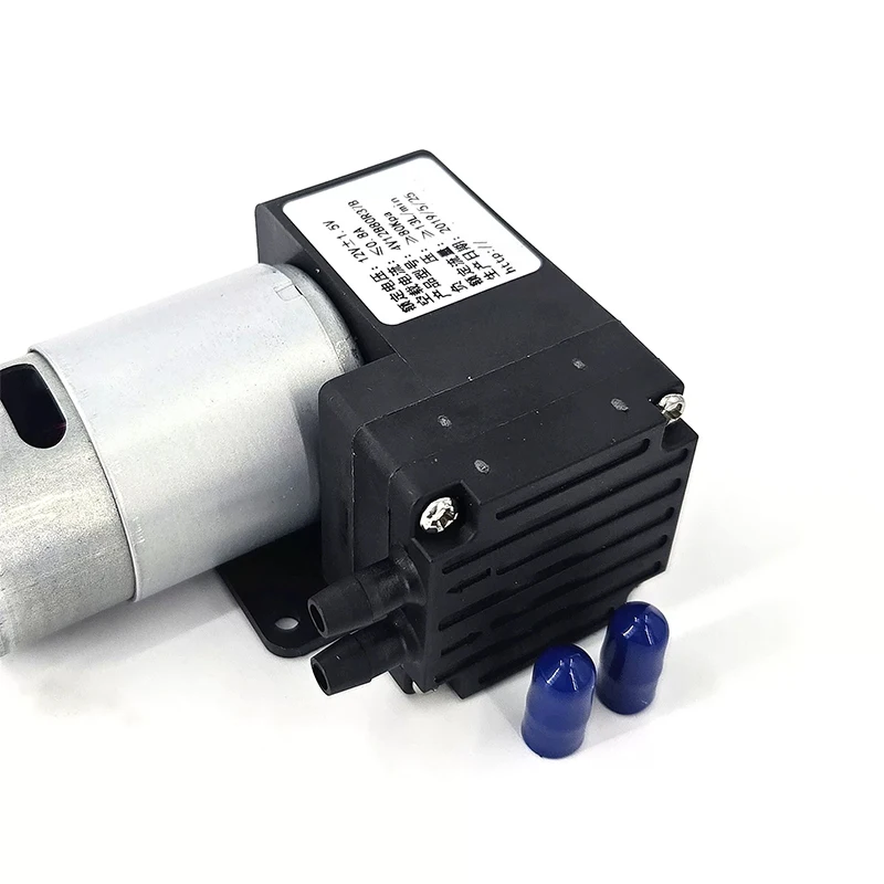 Large Flow High Pressure Mini 555 Vacuum Air Pump DC 12V 13LPM -80KPa Negative Pressure Suction Diaphragm Piston Pump DIY Packer