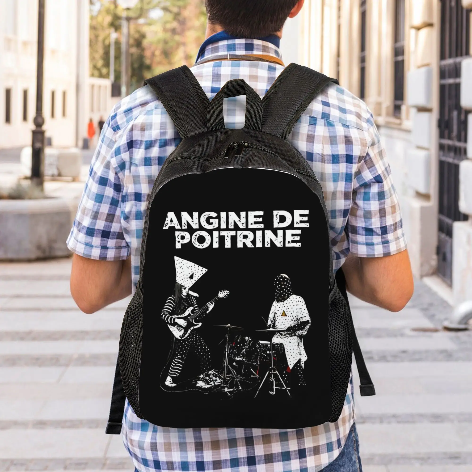 

Back to school season Angine De Poitrine 17 Backpack Couple High Street Backpack