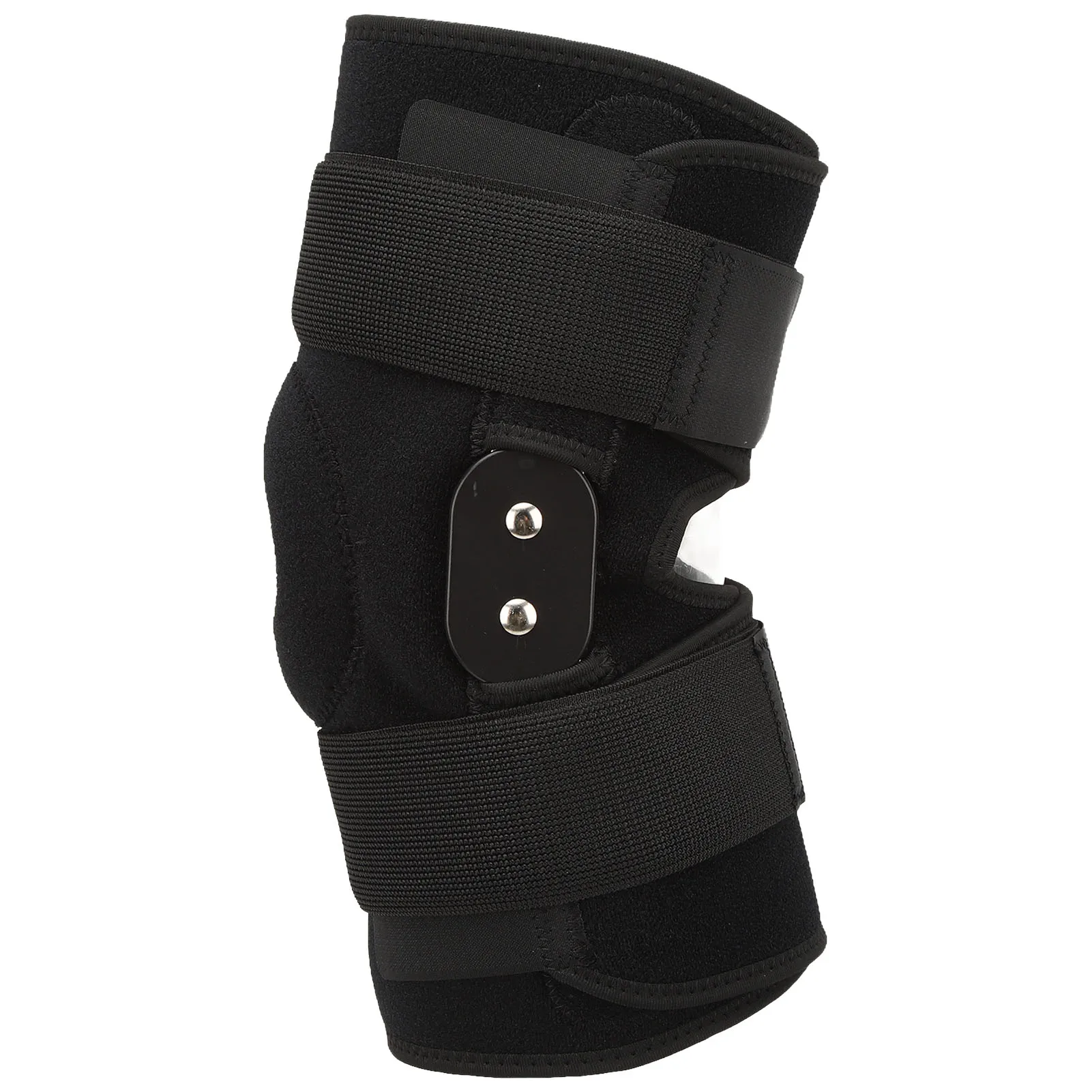 1Pc  Hinged Knee Orthosis Brace Support Ligament Sport Injury Orthopedic Splint Aluminium Adjustable  Knee Pads Stabilizer