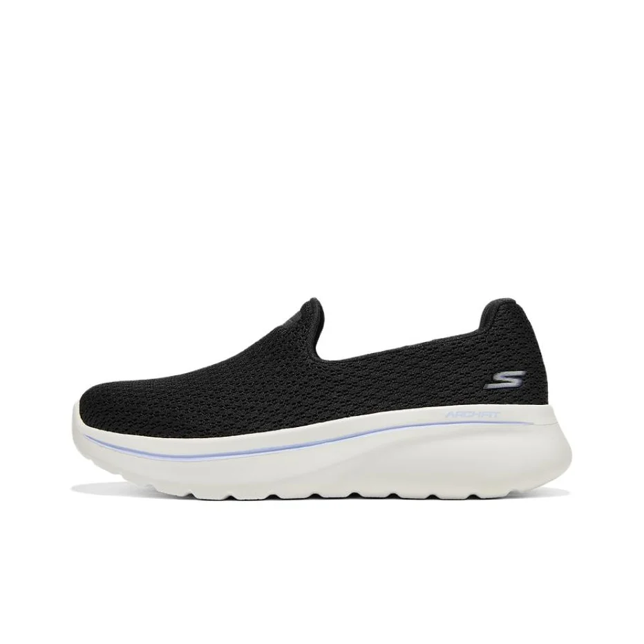 skechers-archfit-low-top-walking-shoes-women's-black-125845-bkbl