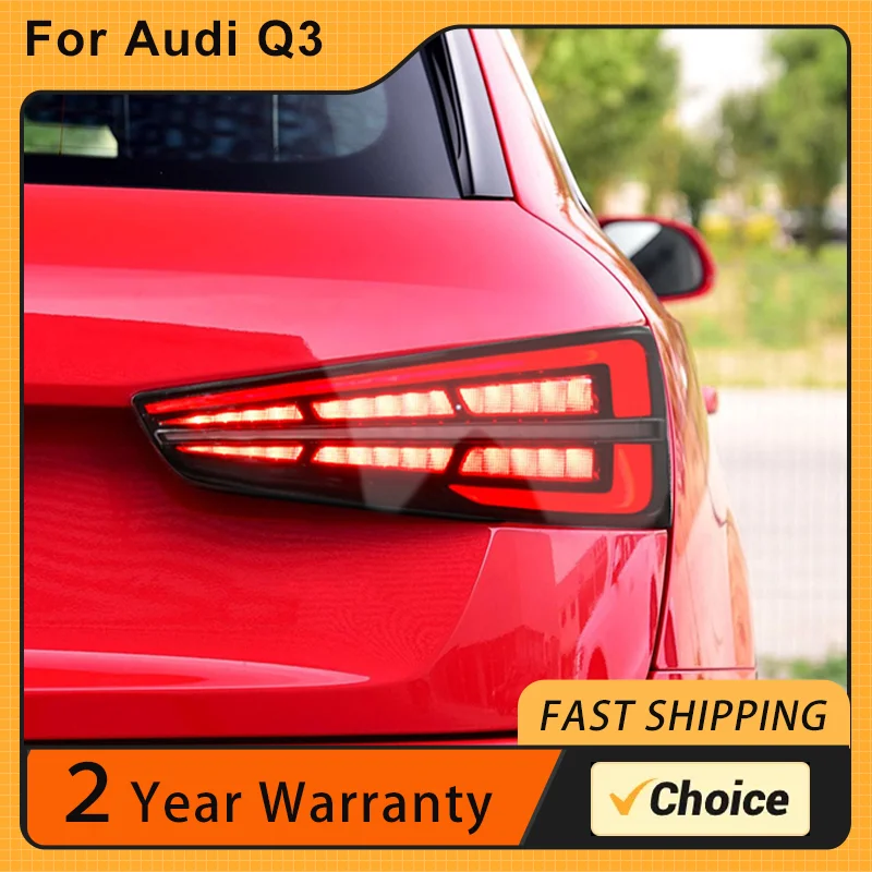 

For Audi Q3 2012-2018 LED Tail Lamp Led Fog Lights DRL Hella Tuning Light Car Accessories Q3 Dynamic Turn Signal Tail Lights
