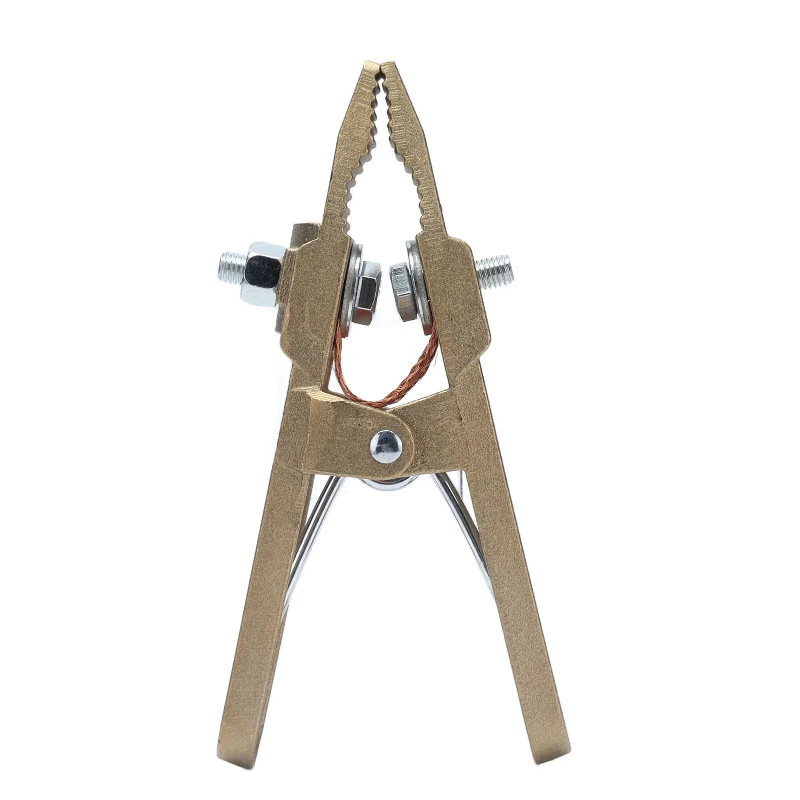 600A Brass Ground Clamp - High Strength A-Shape for welding & Cutting Supporting