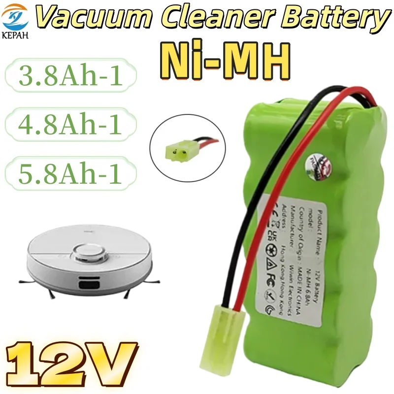 

Suitable for sweeping robot battery SC12V NI-NH 3.8-12.8Ah applicable to RH5488 RH846301 RS-Rh5205 RS-Rh5488 RH8460WH/A RH846501