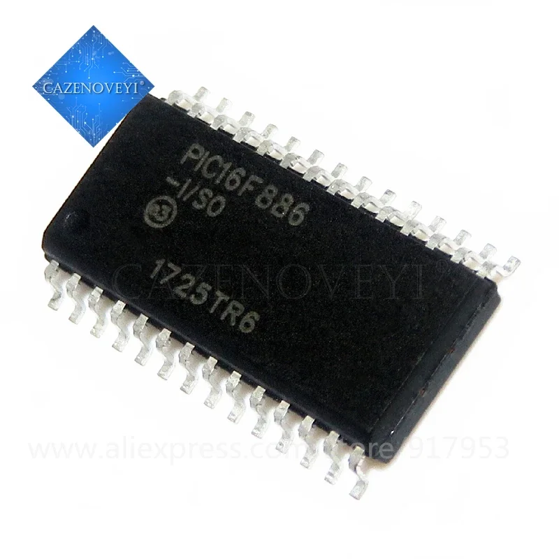 100pcs/lot PIC16F886-I/SO PIC16F886 SOP-28 In Stock