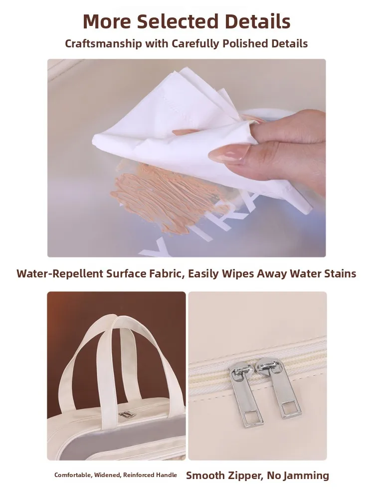 

Большая вместительная сумка для туалетных принадлежностей для плавания, водонепроницаемая дорожная прочная ручная сумка для хранения влажной и сухой уборки