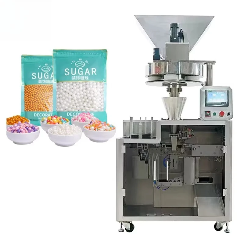Granule Automatic Plastic Bag Packing Machine, Filling Equipment for Sugar, Salt and Other Commodities