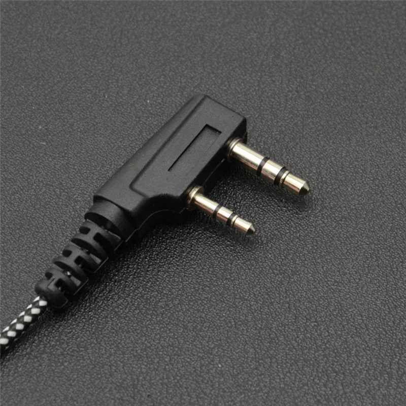 2pin fone de ouvido microfone para rádio segurança walkie talkie alta qualidade gancho orelha interfone para baofeng UV5R-T44C