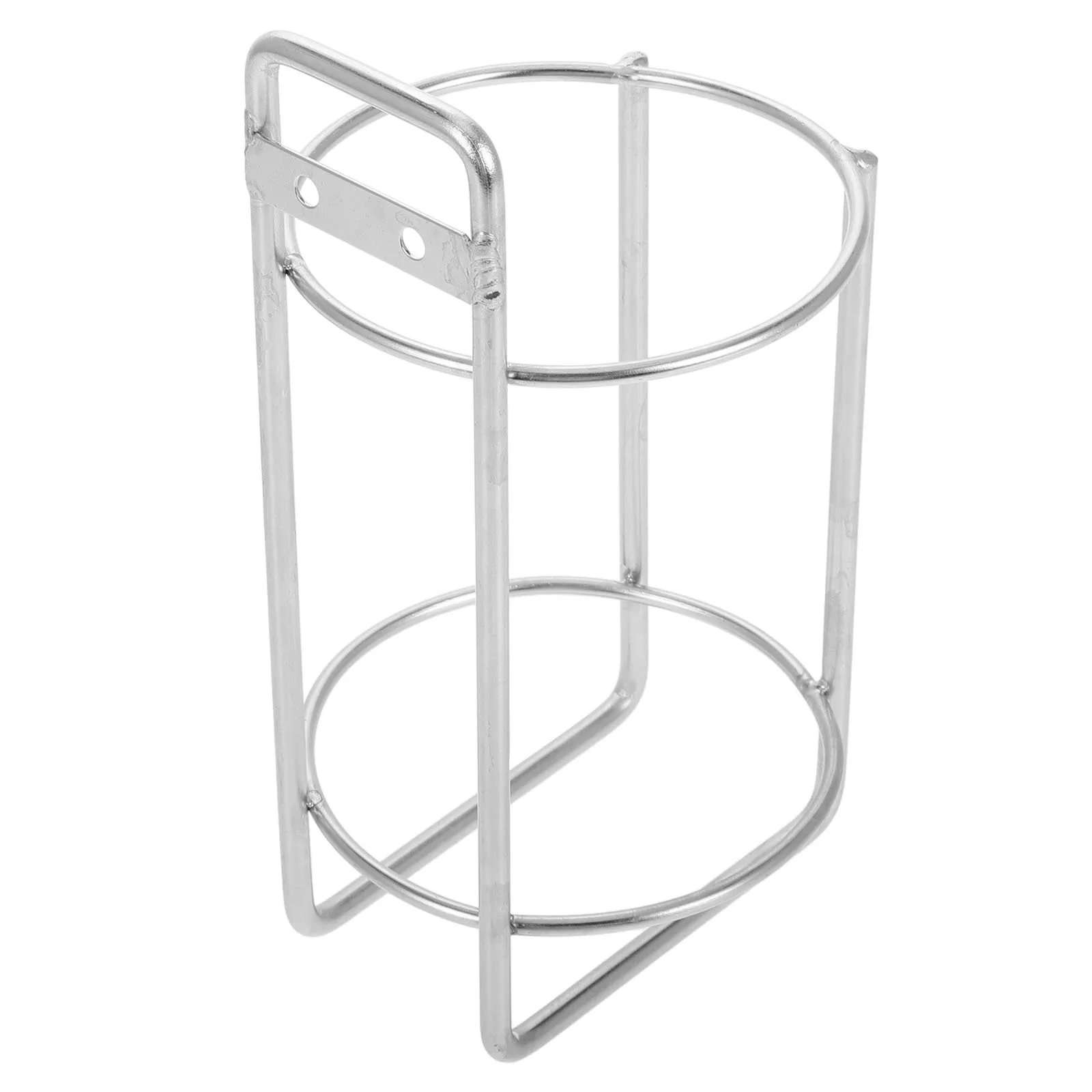 حامل أكواب مثبت على الحائط من الفولاذ المقاوم للصدأ، رف منظم لزجاجة المياه المستقرة لزجاجة محطة عمل الموظفين في ورشة عمل المكتب