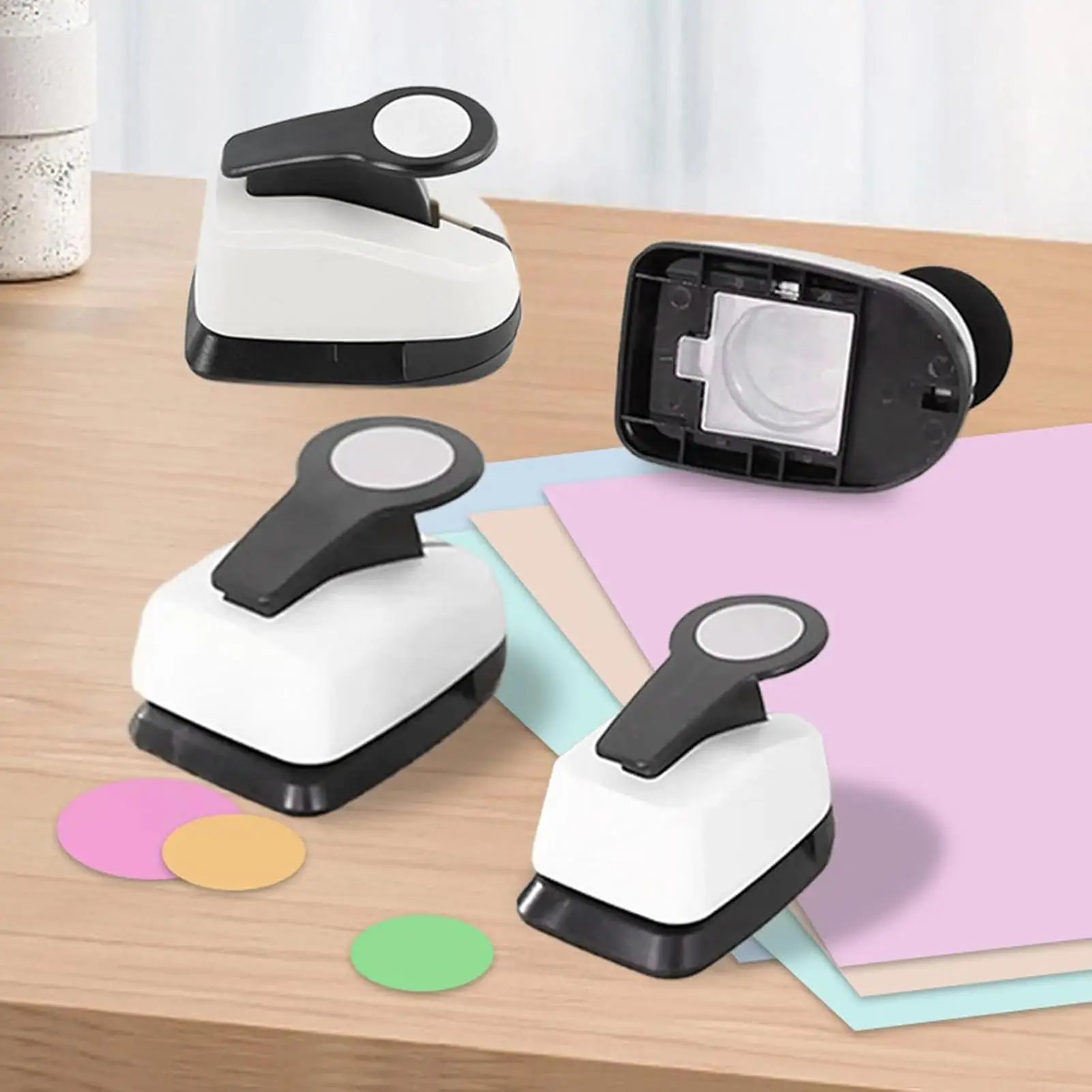 Craft Hole Punch Hole Round Embossing Cutter Crafts Shape Cutters for Scrapbook Greeting Cards Business School Classroom Office