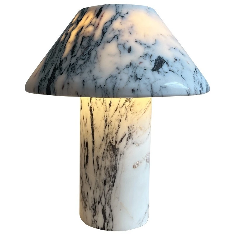 

Natural marble desk lamp model room soft decoration high-end living room bedroom study desktop desk lamp