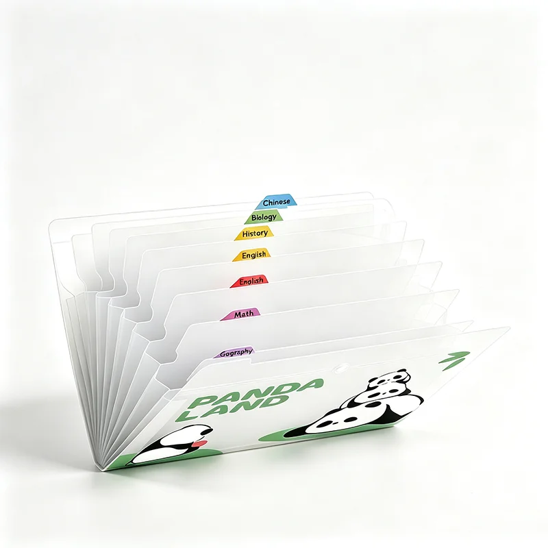 A4 Accordion File Folder – 8/12 Pockets Large Capacity, Snap Button Closure, Waterproof & Stain-Resistant for Office, Work, Invo
