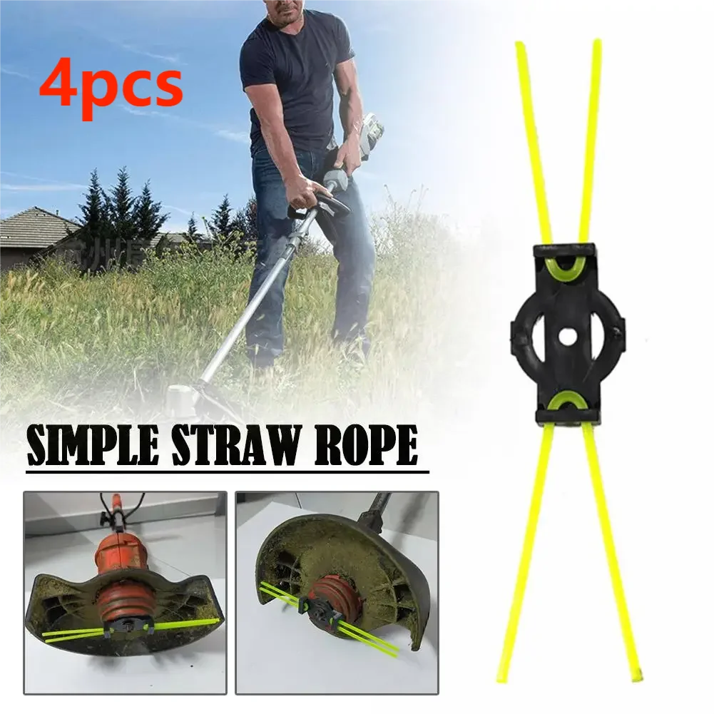 1/4PCS Mower Cutting Rope Mower Head Weeding Brush Removing Moss Rust Free Wear-resistant Mower Head Garden General Accessories