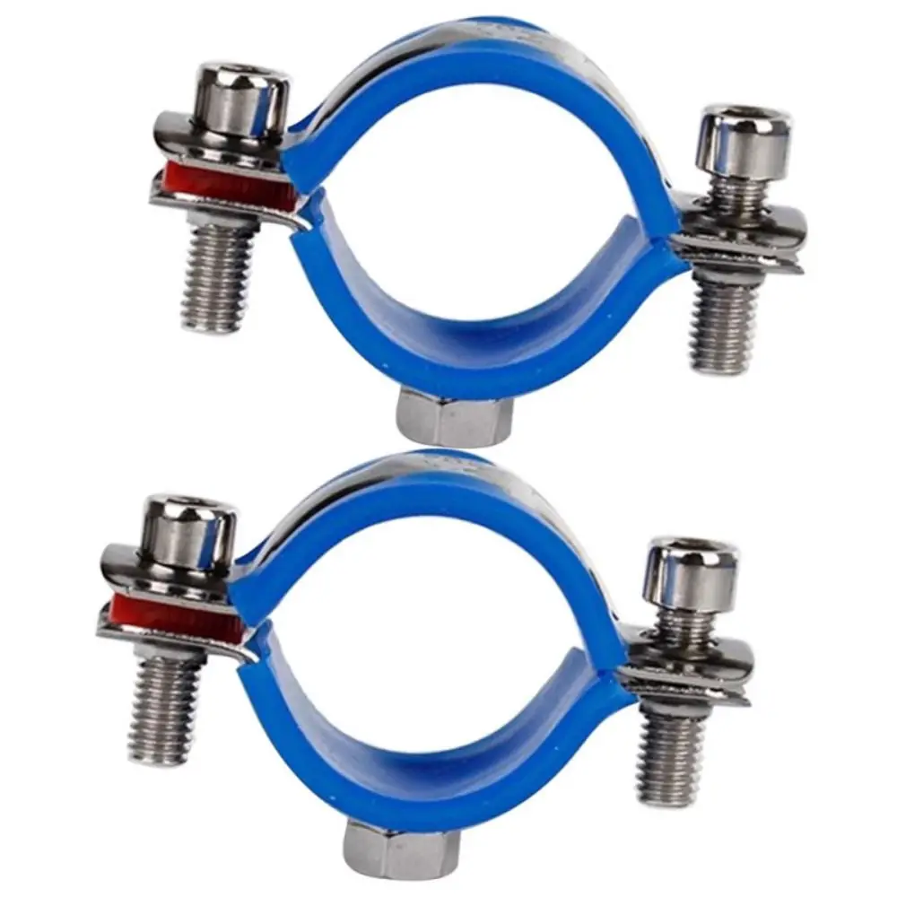 1Pcs Fastener Hardware Round Hose Clamp Expansion Screw Nut Hoop Tube Clip Bracket Carbon Steel Rubber Pipe Fitting