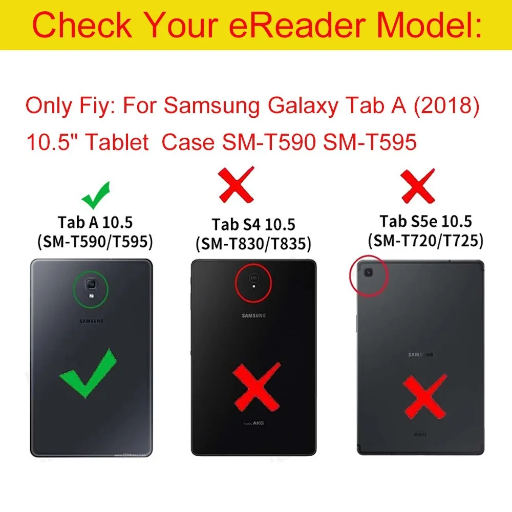 Smart Slim Funda Case For Samsung Galaxy Tab A (2018) 10.5