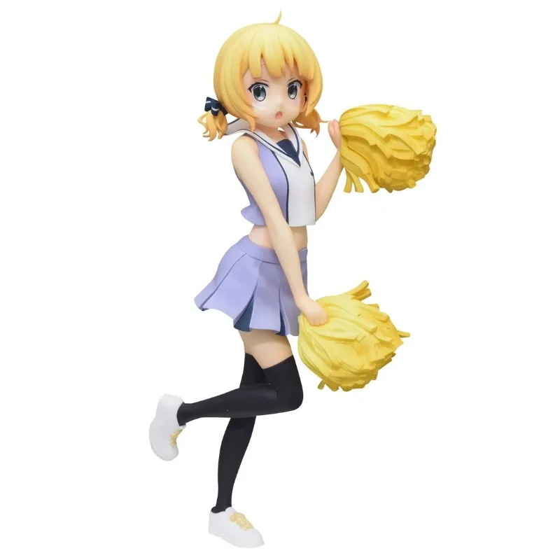 

FuRyu Original: Используйте заказ кролика Kirima Sharo 18 см ПВХ Фигурка Аниме Фигурка Модель Игрушки Фигурка Коллекция Кукла Подарок