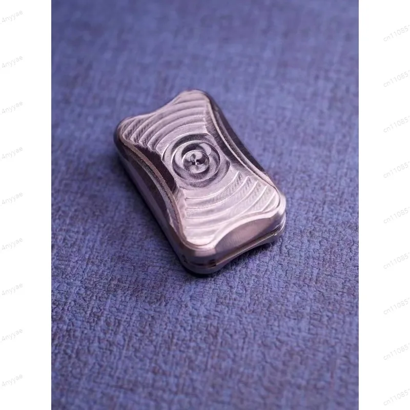 EDC Gift for Him: Magnetic Push Slider with Clicker Coin & Tuning Fork, Stress Relief Pocket Toy