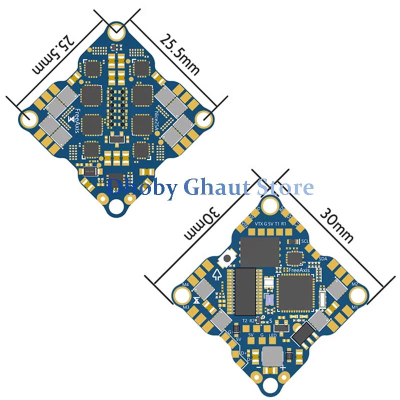 FreeAxis F4 25A AIO sterowanie lotem płyta FC ESC STM32F411 128M 2-6S BlackBox dla RC FPV 30 wykałaczka kanałowa drona quadkopter