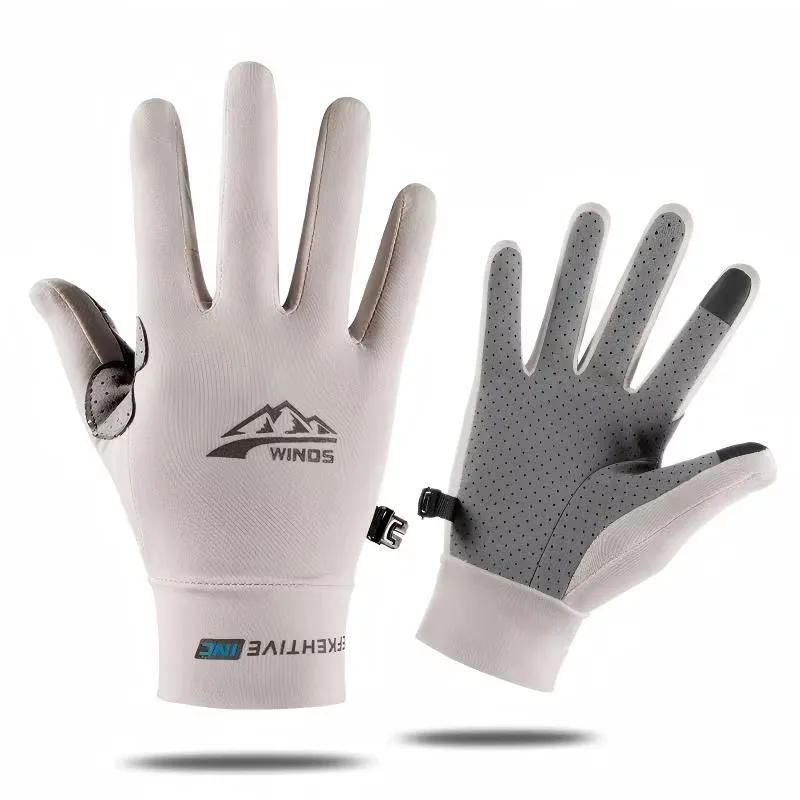 AliExpress NONE UV Sun Protection Gloves Full Finger Touchscreen Non Slip Breathable for Men & Women Summer Outdoor Fishing Hiking Driving Gear