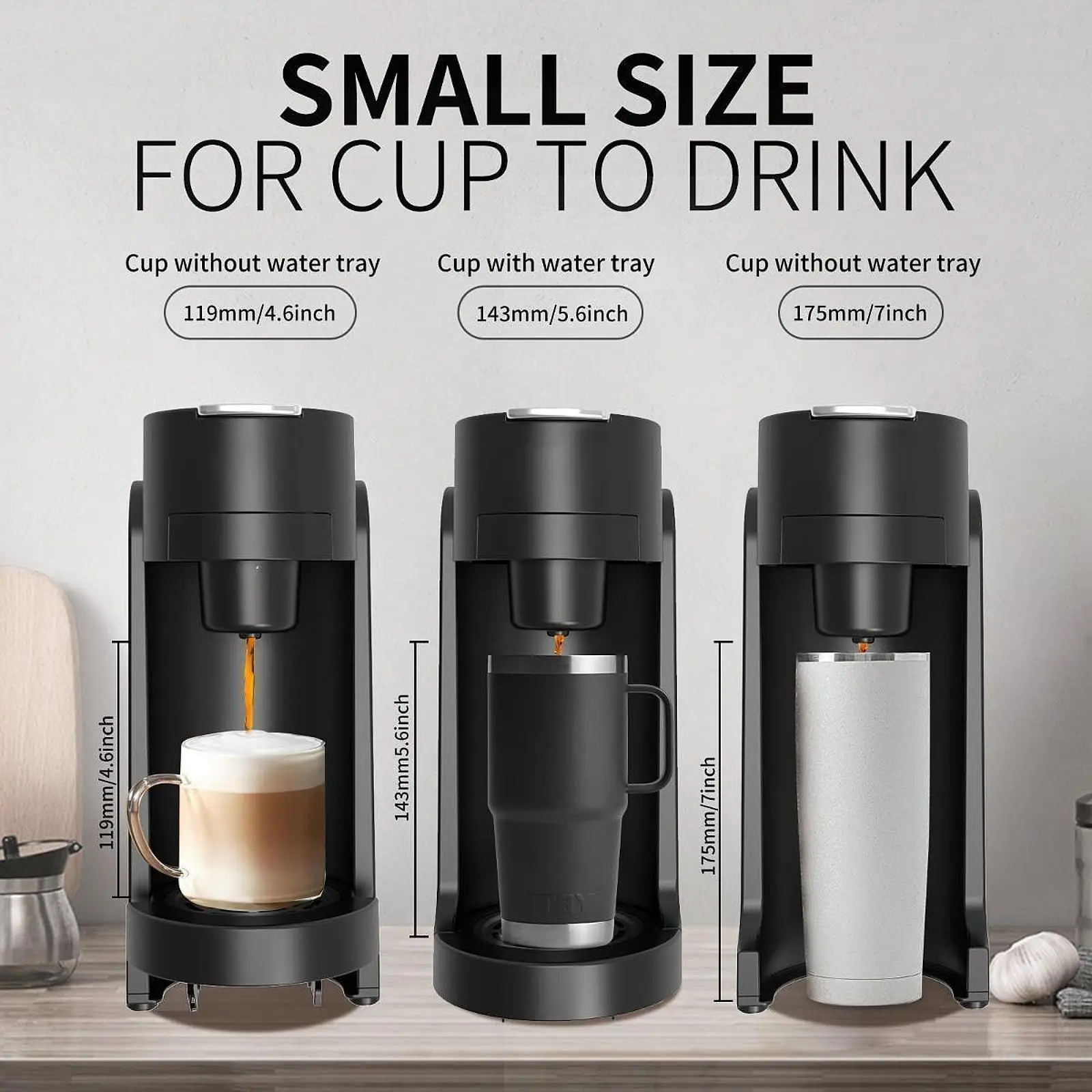 

Capsule Coffee Machine Potable Espresso Maker Automatic Espresso Machine Multi-functional for Camping Office Travel Home Use