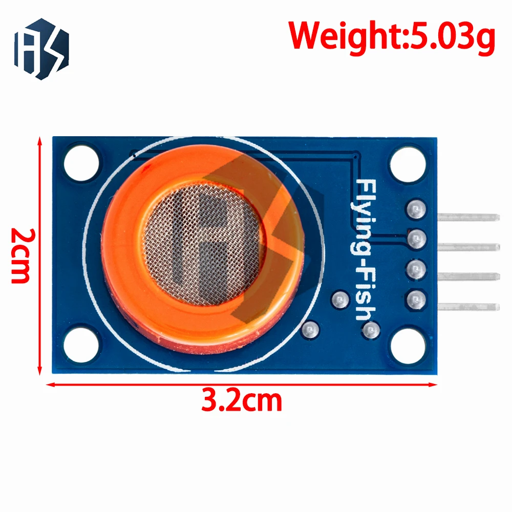 Zestaw modułów czujników detekcji gazów serii MQ - zawiera MQ-2, MQ-3, MQ-4, MQ-5, MQ-6, MQ-7, MQ-8, MQ-9 i MQ-135 do wykrywania gazów