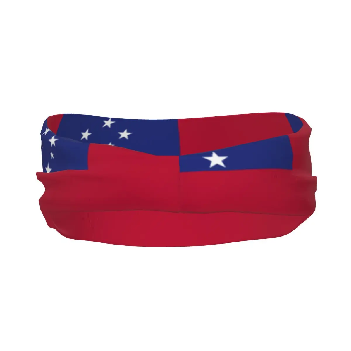 Banda elástica para el cabello con bandera del Estado Independiente de samoana, diadema de Yoga, Aro para el cabello de maquillaje, envoltura para la cabeza