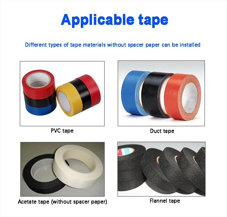 Automatic Cable Tape Wrap Cut Machine Electrical Wire Harness Taping Wrapping Cutting Machine Cable Winding Tape Cutter