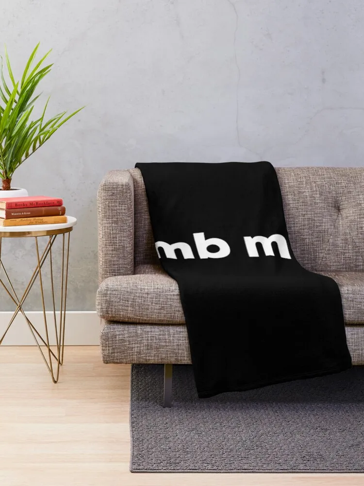 Dumb mode. Typographic statement Throw Blanket Decorative Throw Soft Big Cute Extra Large Throw Blankets