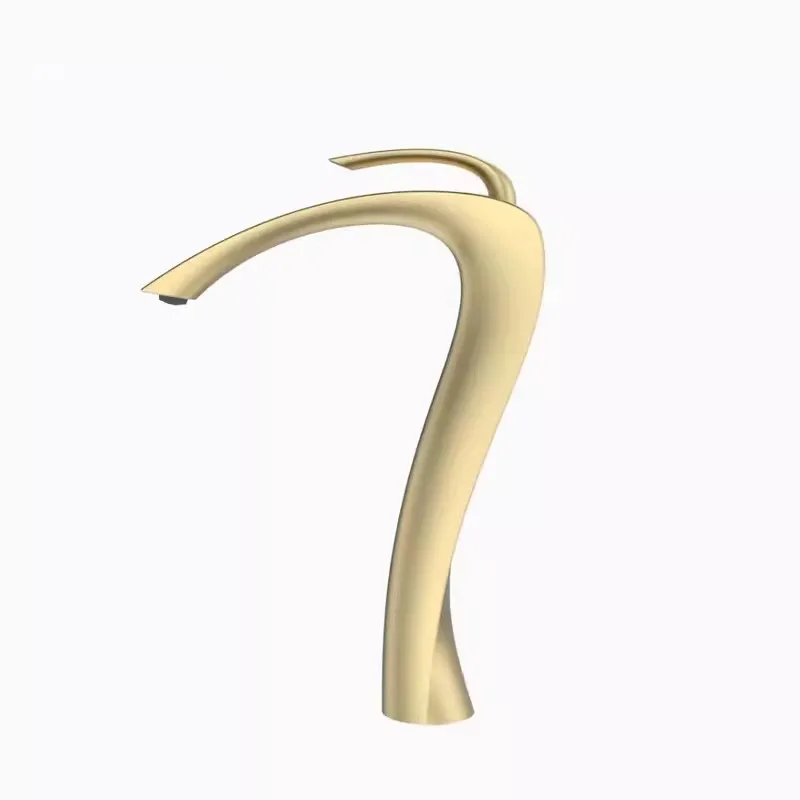 

Basin faucet line red design hot and cold wash basin all copper waterway