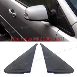 Exterior Rearview Side Mirror Corner Triangle Molding Trim Cover Lid Plate For Ford Focus MK2 2005 2006 2007 2008 2009 2010 2011