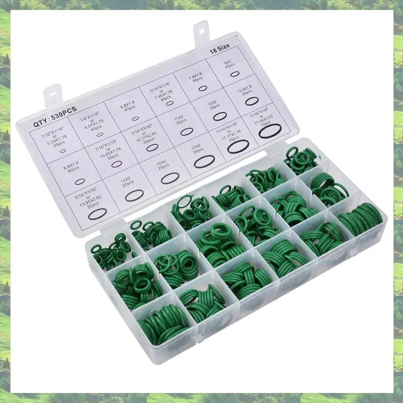 A59Z-2650 Pz Auto R134A Auto O-Ring Riparazione Automotive Aria Condizionata Riparazione Gomma Sigillante Box Set