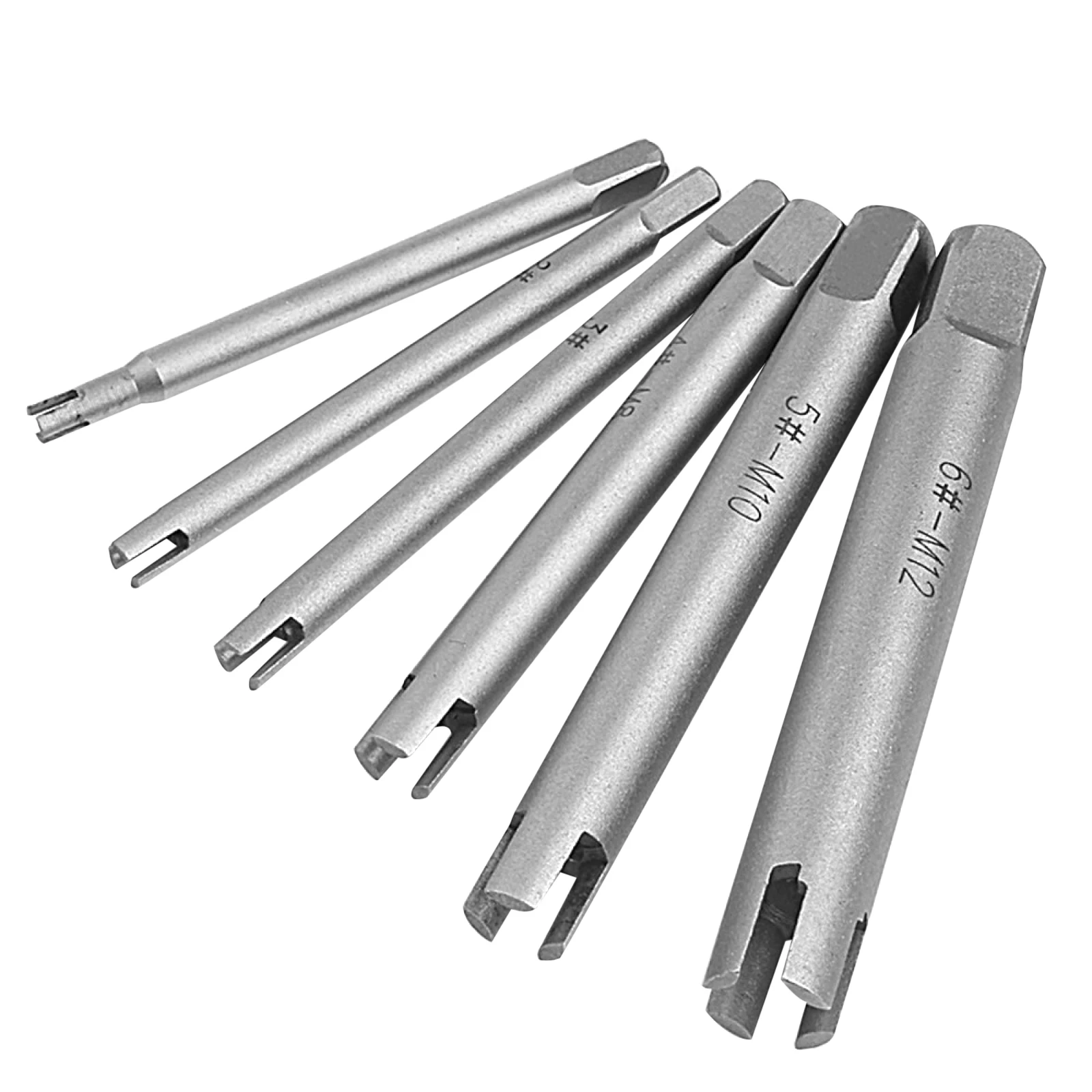 5Pcs 3/4 Claws M5-M12 Steel Broken Tap Extractor Removal Tool Assortment Kit Quality Drill Bit Easy Wire Screw Remover Tools