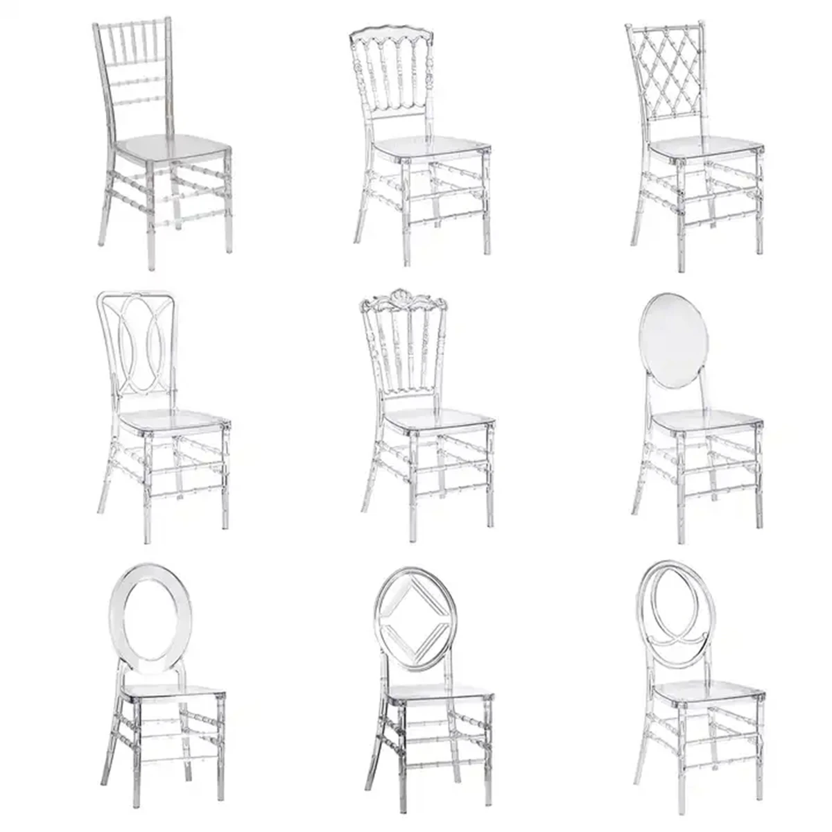 Chair for wedding spandex acrylic chair dining tables and chairs set for parties outdoor party banquet outdoor dining table 298