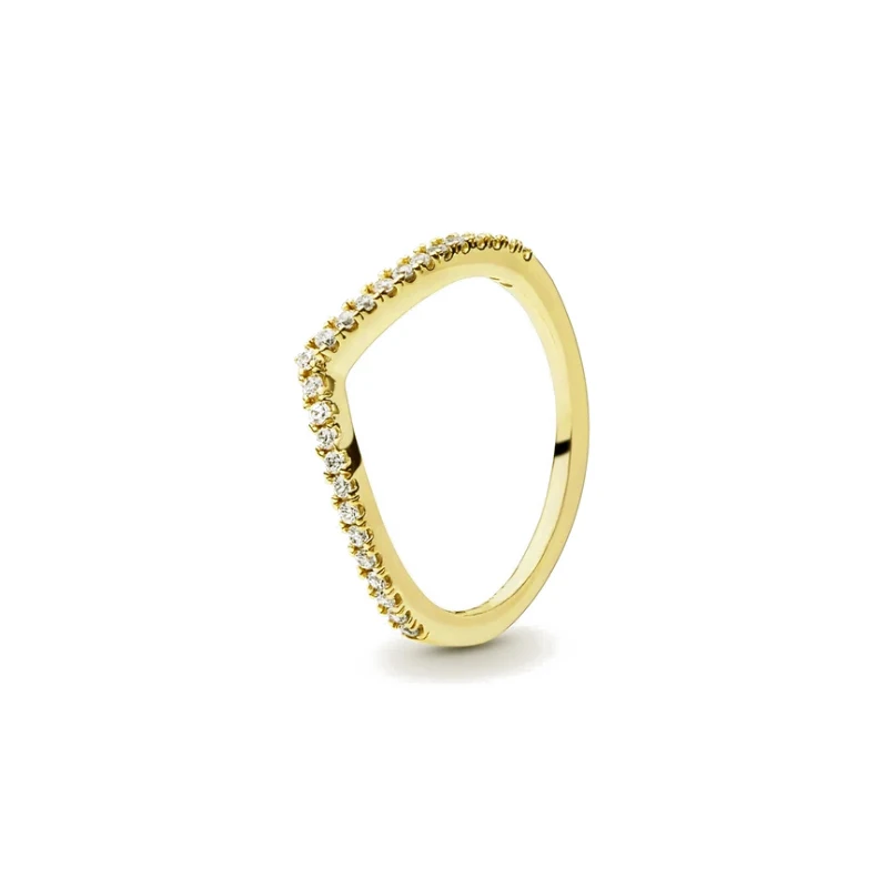 Nuovi anelli in argento 925 placcato oro 18 carati corona geometrica quadrata forma irregolare anello per le donne anello in argento 925 gioielli regalo d'amore